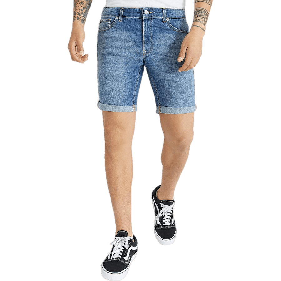 Slim Fit Shorts — Light Blue