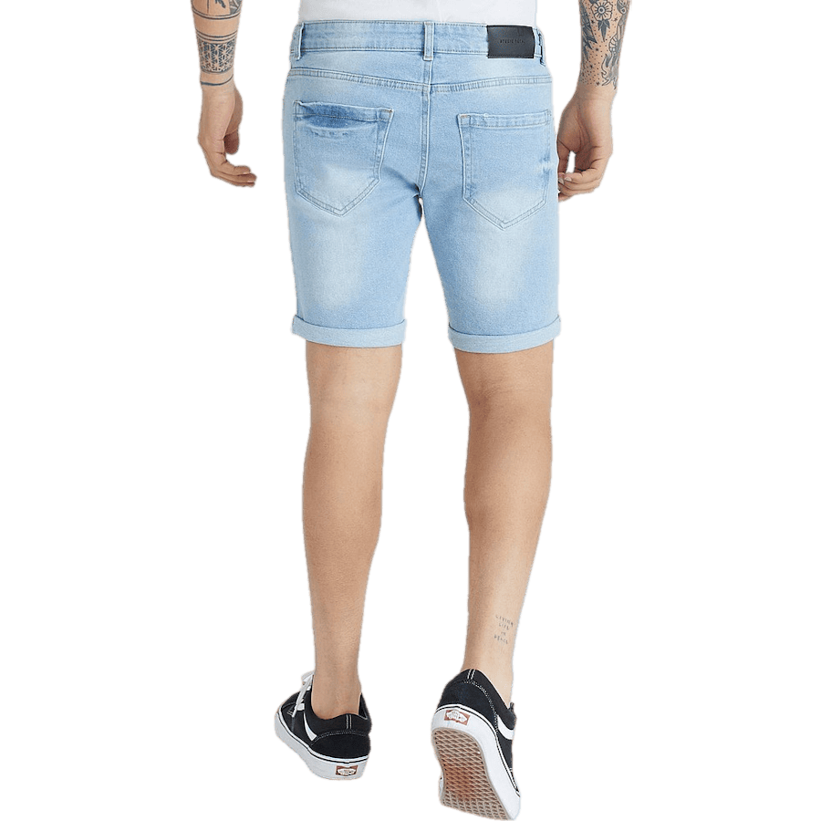 Slim Fit Shorts — Vintage Light Blue