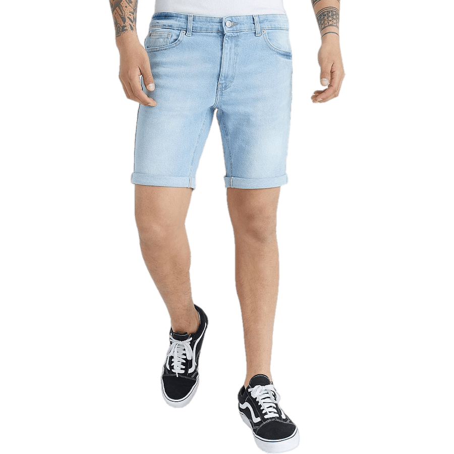 Slim Fit Shorts — Vintage Light Blue