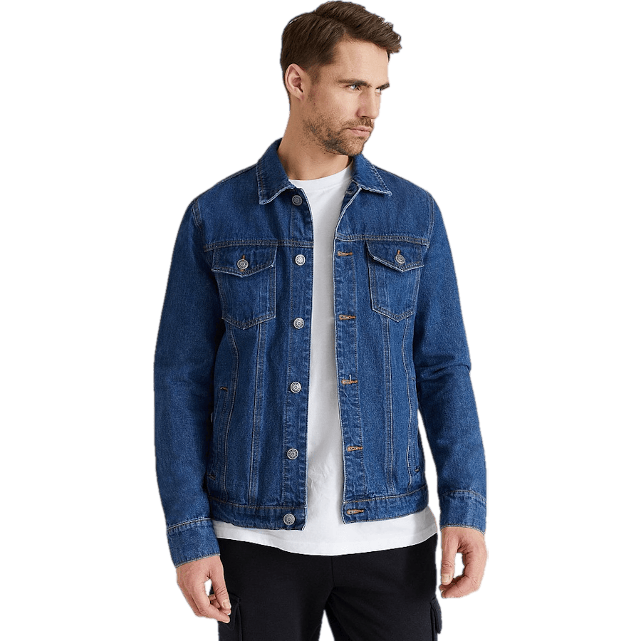 Favourite Denim Jacket — Mid Blue Wash