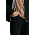 Regular Tapered Twill — Black