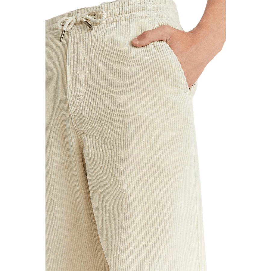 Regular Cord Trousers — Light Sand