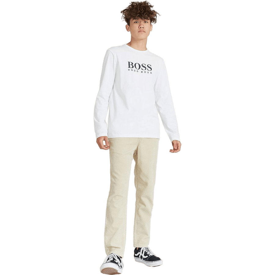 Regular Cord Trousers — Light Sand