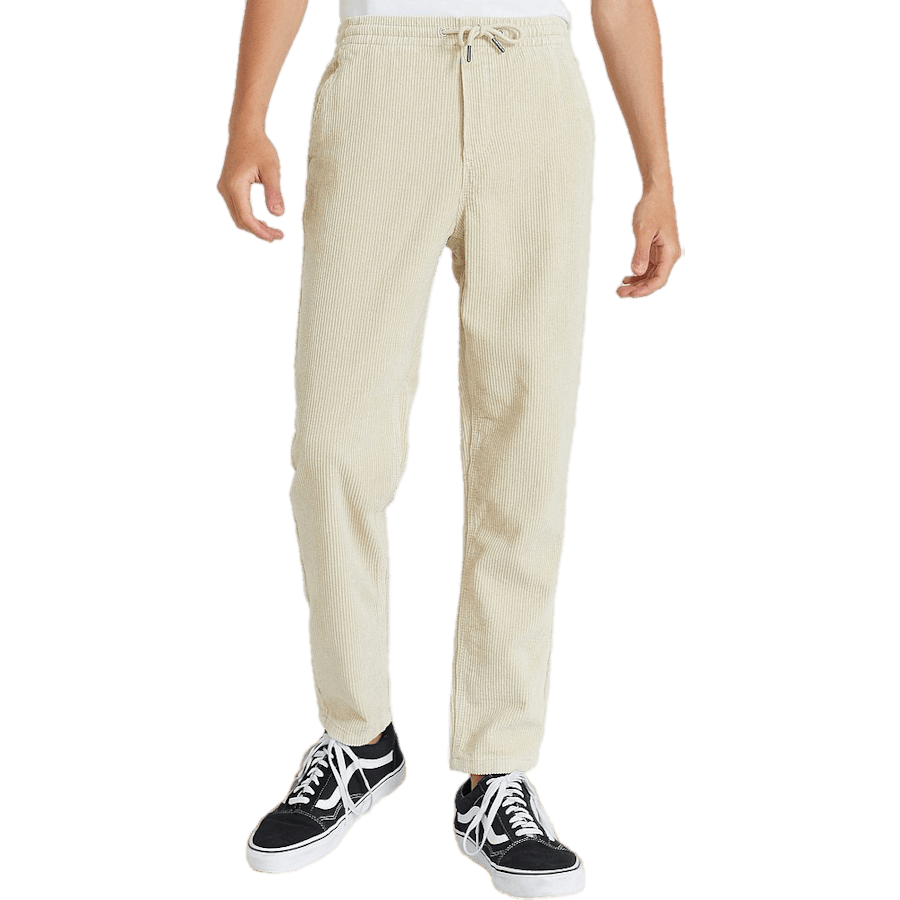 Regular Cord Trousers — Light Sand