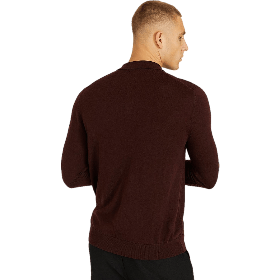 Studio Total Merino Ls Polo
