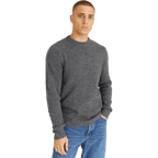 Woolblend Crew Dark Greymelange