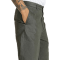 Loose Twill Trousers — Grey