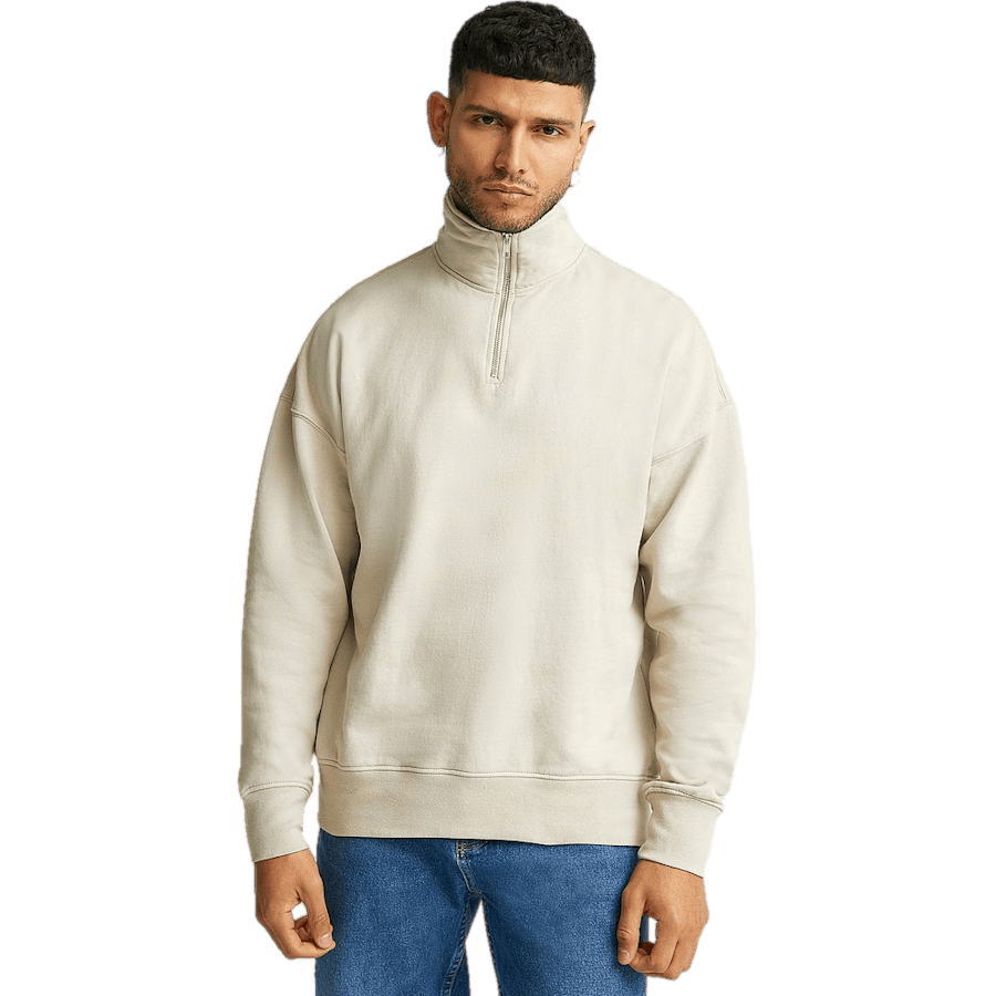 Studio 1/2 Zip Sweater — Sand