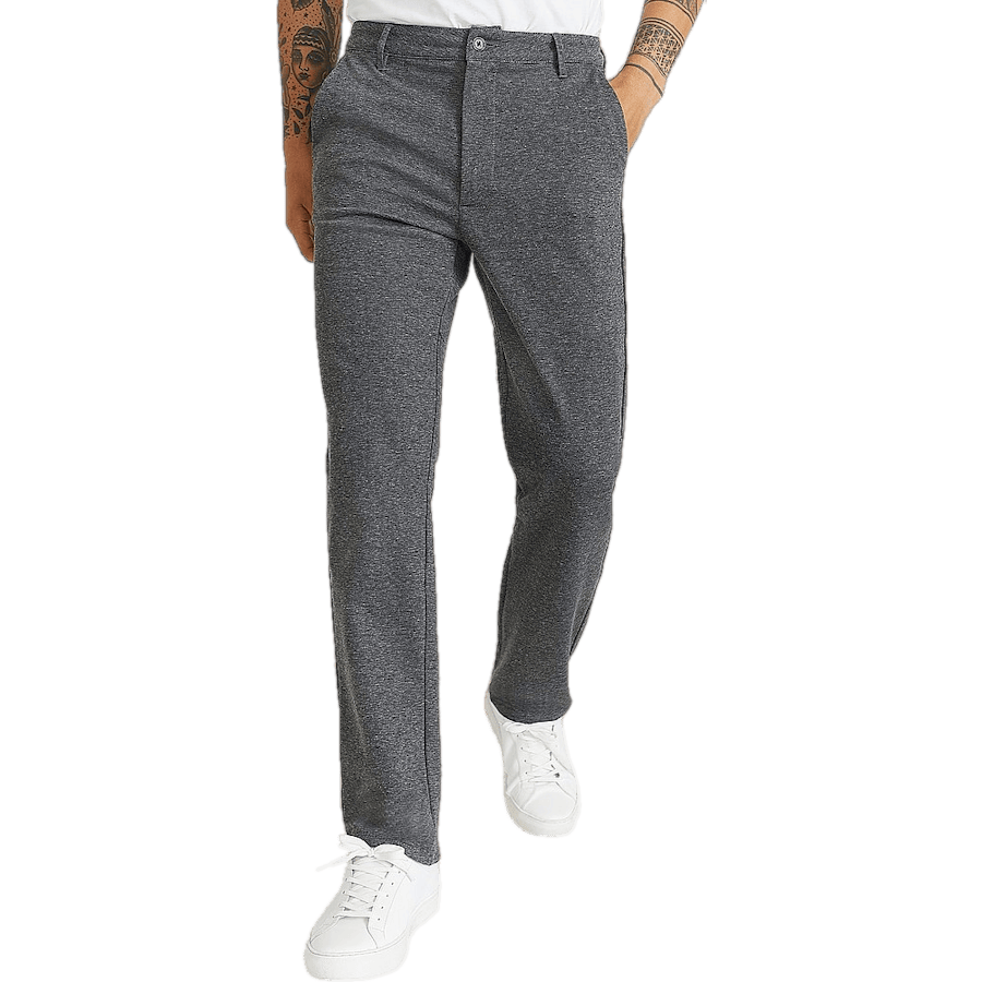 Soft Straight Chino — Dark Grey