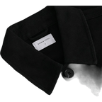 Relaxed Twill Overshirt — Black