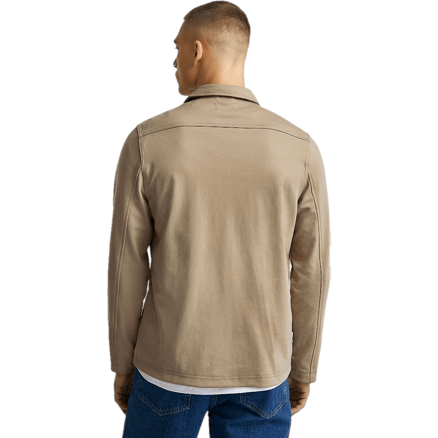 New Soft Overshirt — Beige