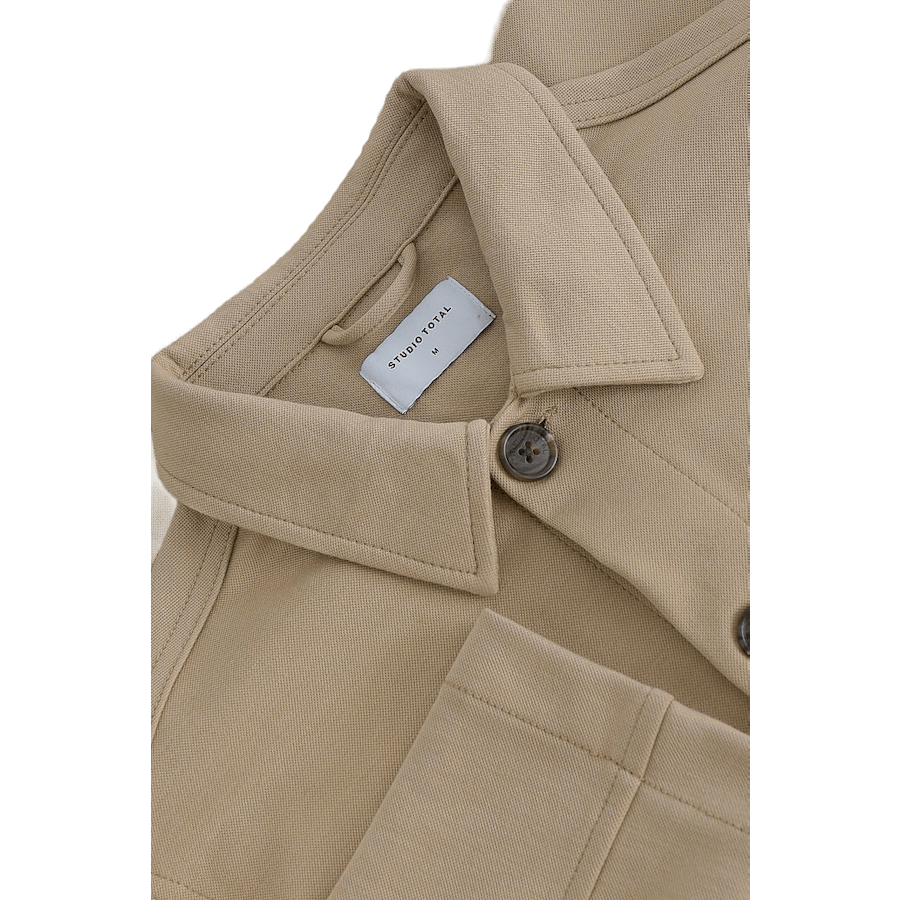 New Soft Overshirt — Beige