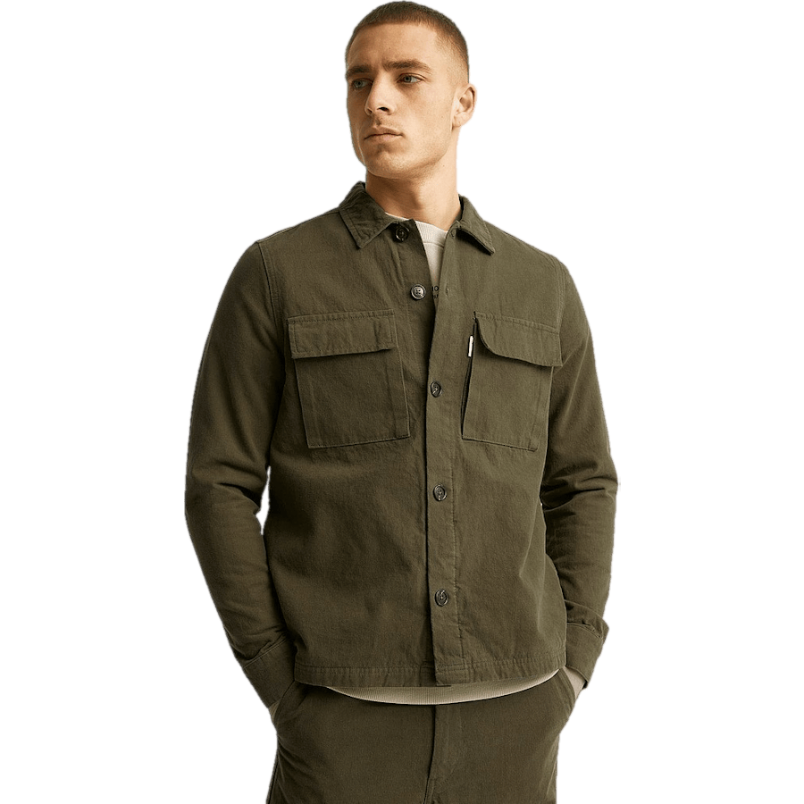 Studio Total Utility Overshirt Dk