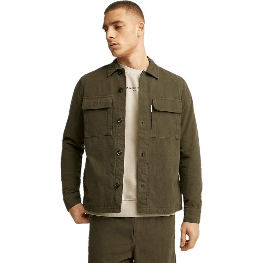 Studio Total Utility Overshirt Dk