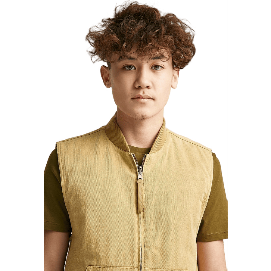 Utility Vest — Greige