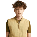 Utility Vest — Greige