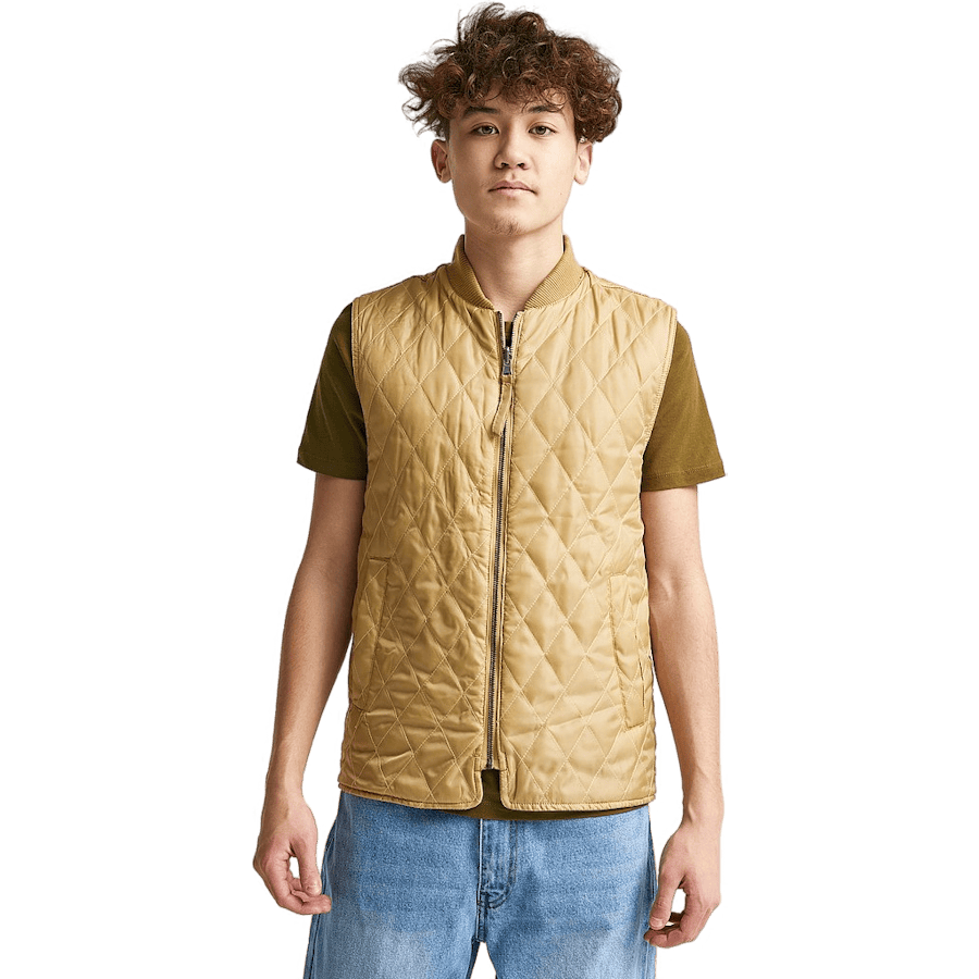Utility Vest — Greige