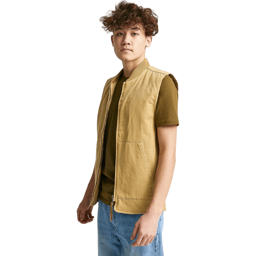 Utility Vest — Greige