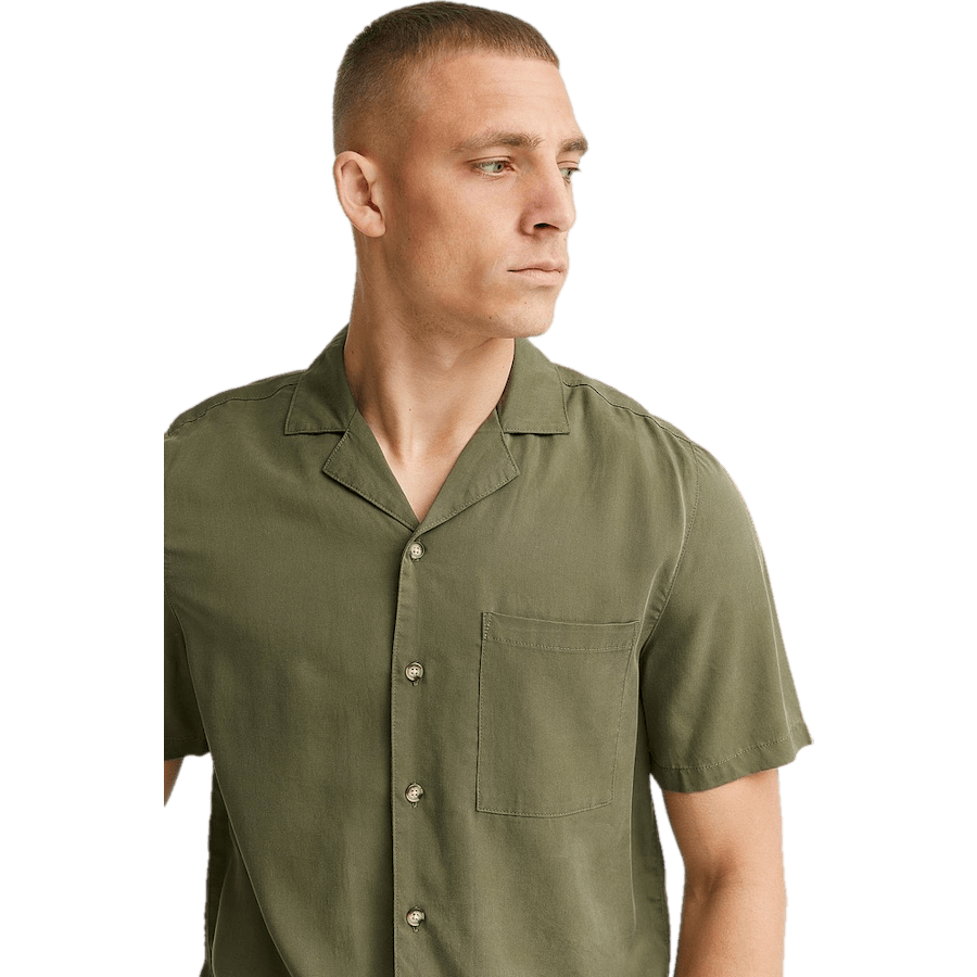Icon Tencel Short Sleeve — Olive