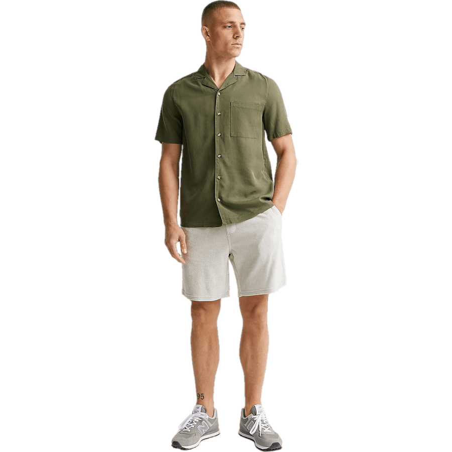 Icon Tencel Short Sleeve — Olive