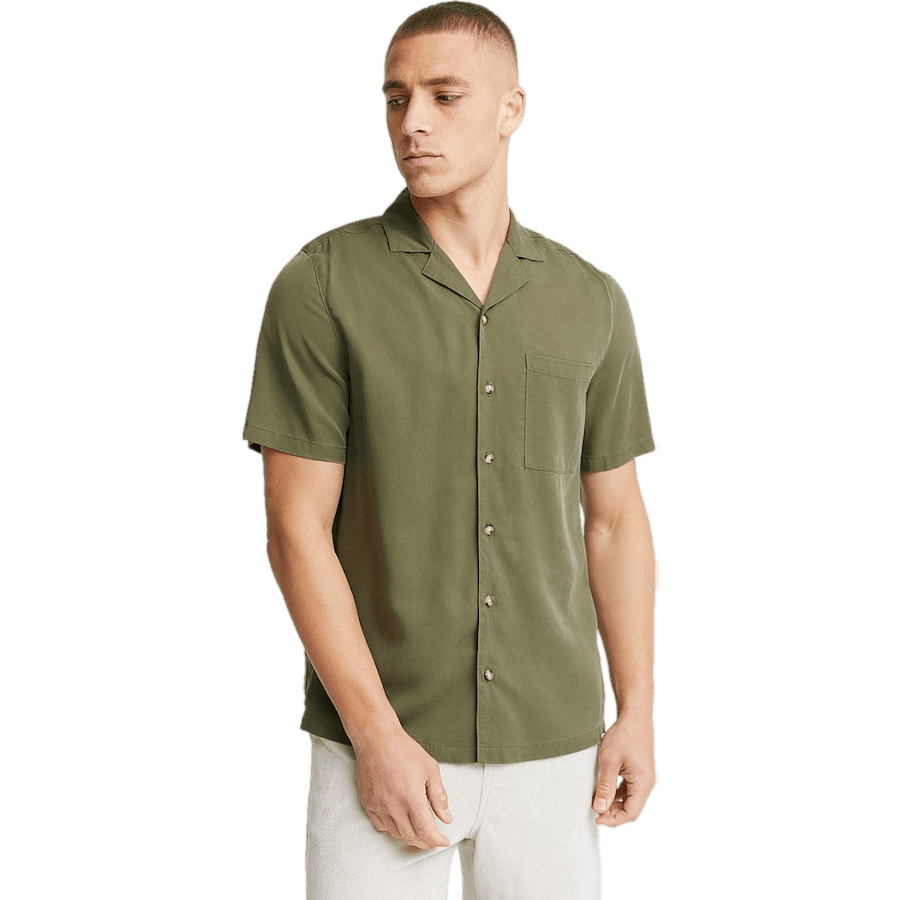 Icon Tencel Short Sleeve — Olive