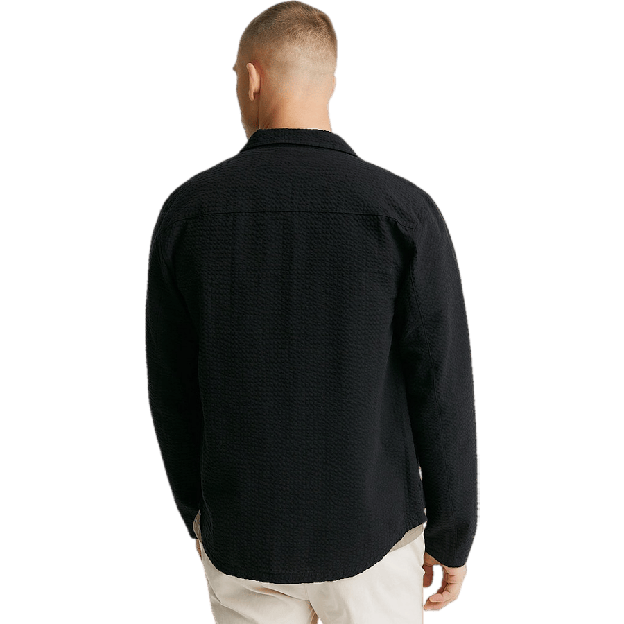 Studio Total Seersucker Zip Overshirt