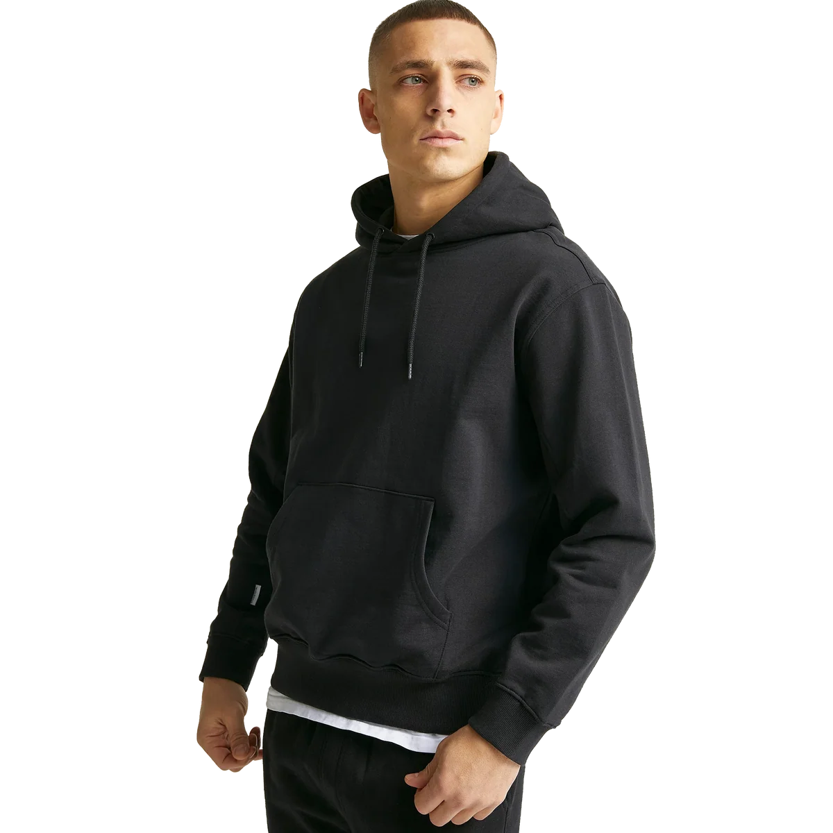 Studio Total | Klassisk Basic Streetwear Hoodie Män
