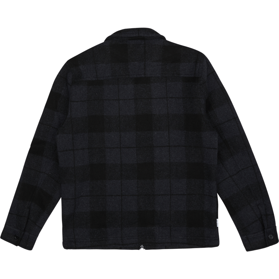 Studio Total Zip Check Overshirt