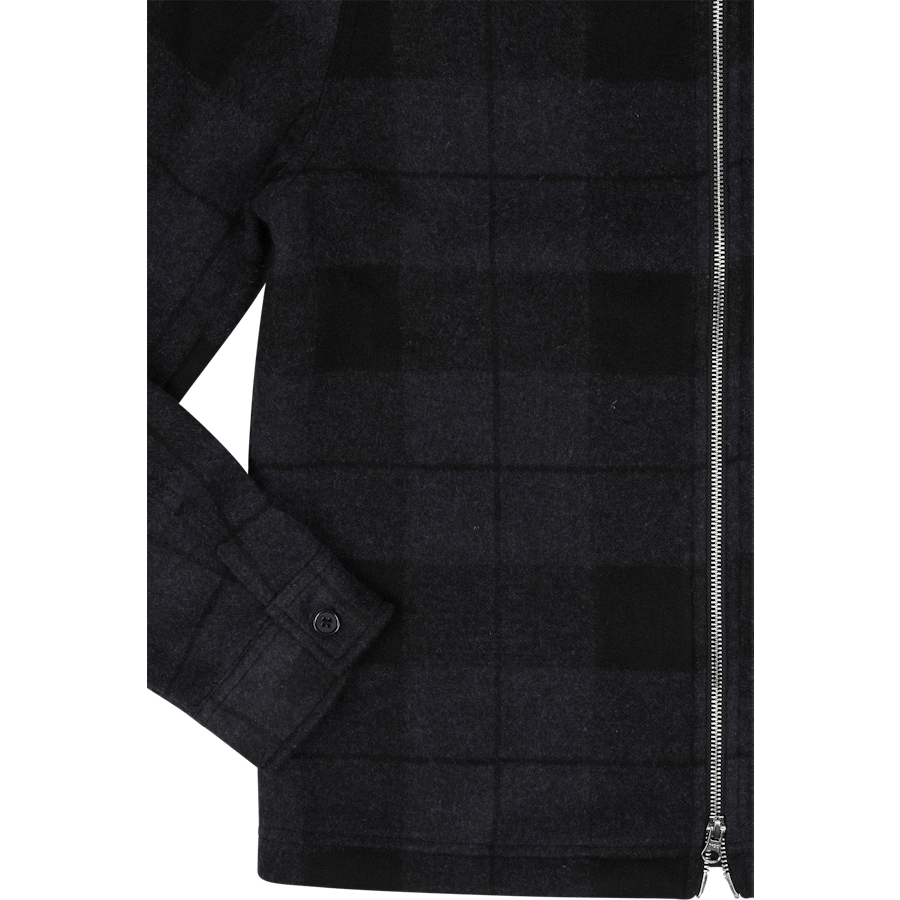Studio Total Zip Check Overshirt