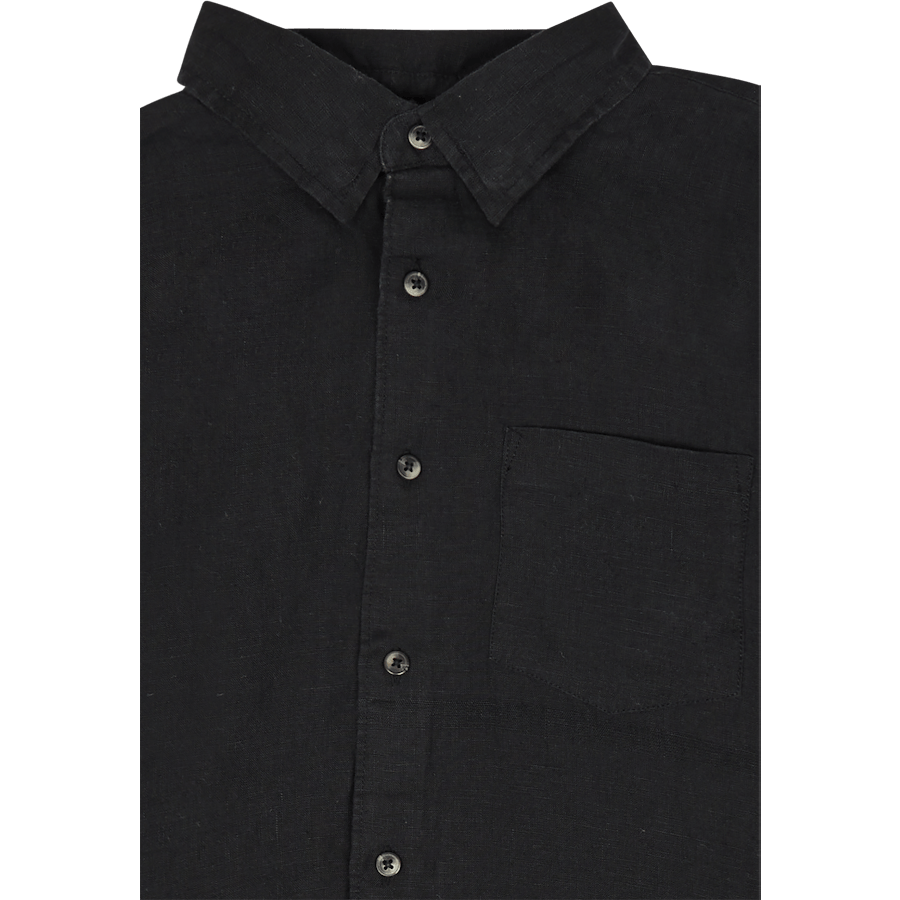 Icon Linen Shirt Black