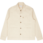 Icon Twill Overshirt Ecru