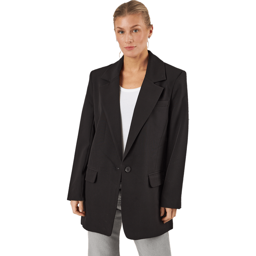 Lana-berry Long Sleeve Blazer Black