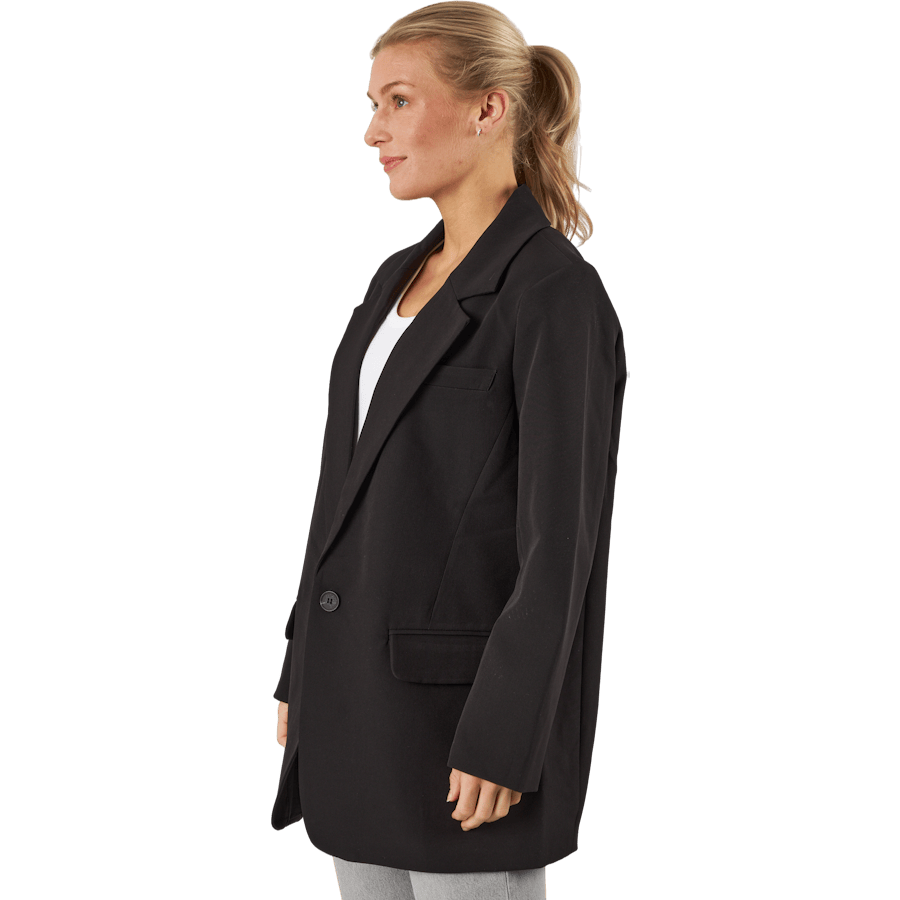 Lana-berry Long Sleeve Blazer Black