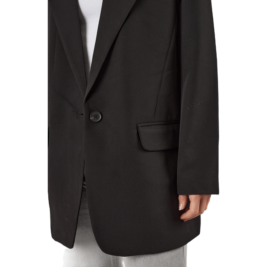Lana-berry Long Sleeve Blazer Black