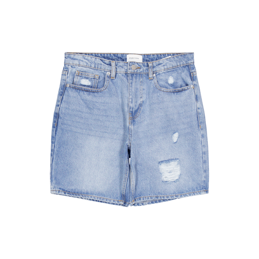 Studio Total Studio Total Icon Ripped Denim Shorts