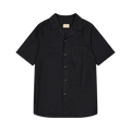 Linen Camp Shirt Black