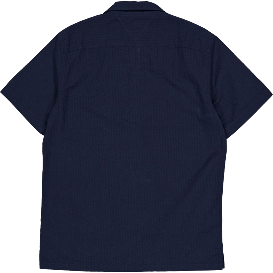 Seersucker Solid Shirt S/s