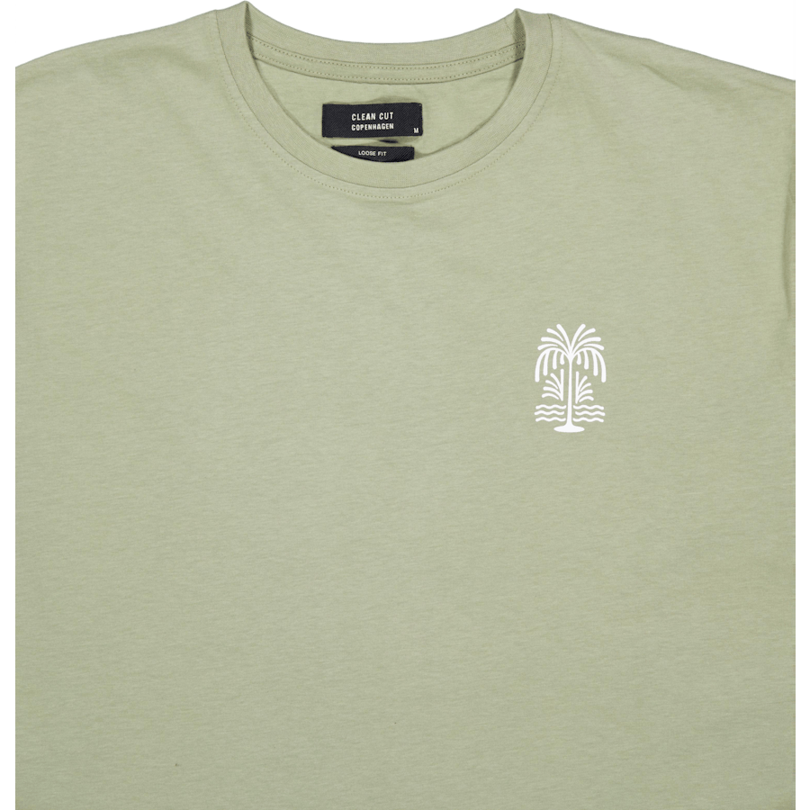 Augustus Organic Tee Dusty Green