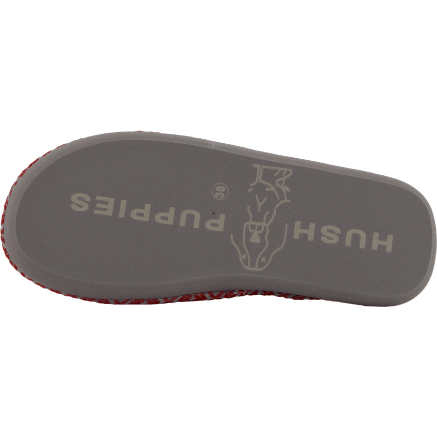 Hush Puppies | Röda Tofflor Dam Med Mjuk & Bekväm Sula