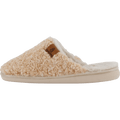 Hush Puppies – Beige Innetofflor Dam Med Mjuk Teddy