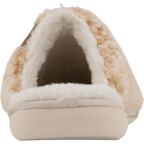 Hush Puppies – Beige Innetofflor Dam Med Mjuk Teddy