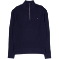 Racking Structure Zip Mock Blue