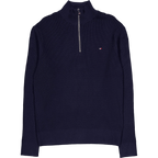 Racking Structure Zip Mock Blue