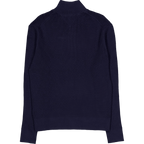 Racking Structure Zip Mock Blue