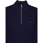 Racking Structure Zip Mock Blue