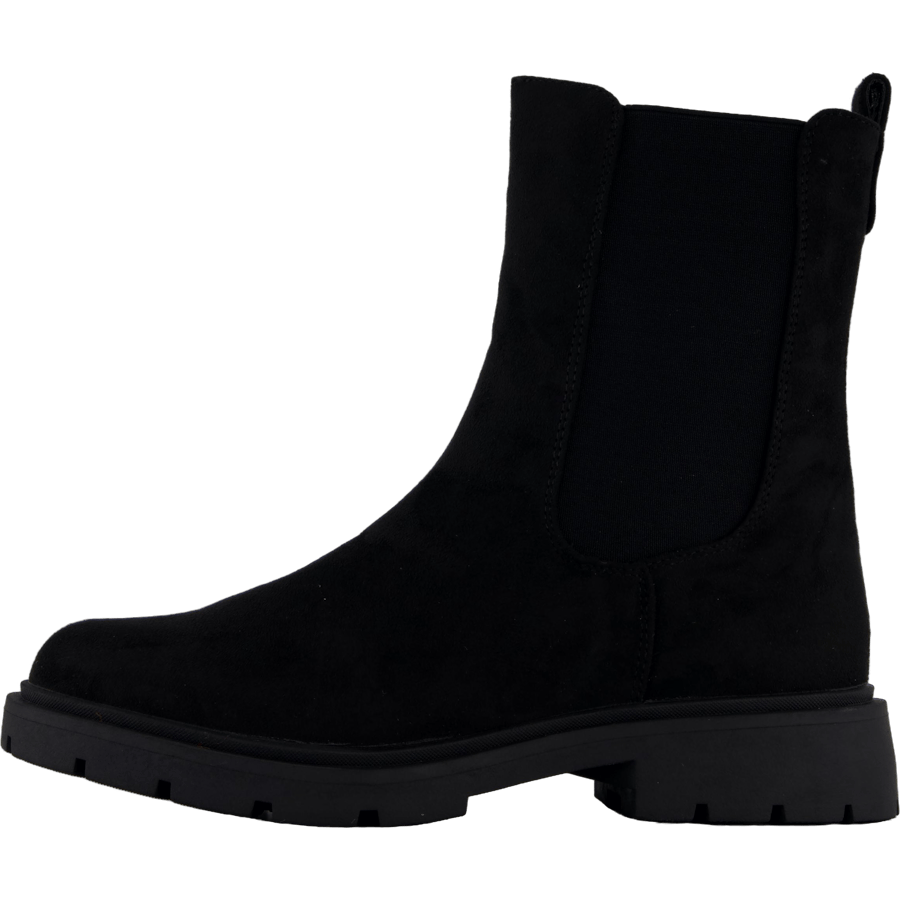Duffy | Höga Svarta Chelseaboots Dam Med Tjock Sula