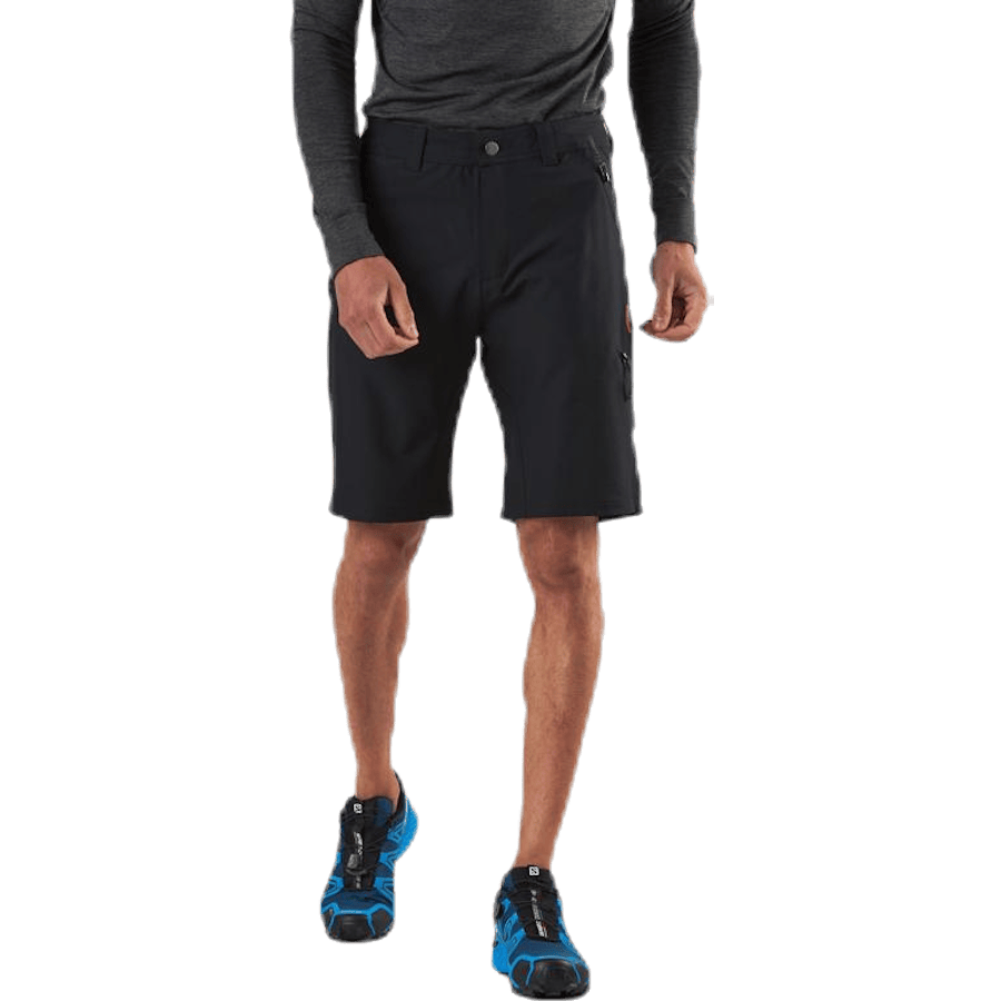 Flexi Shorts Black — Tuxer Polystretch Men's Performance Shorts