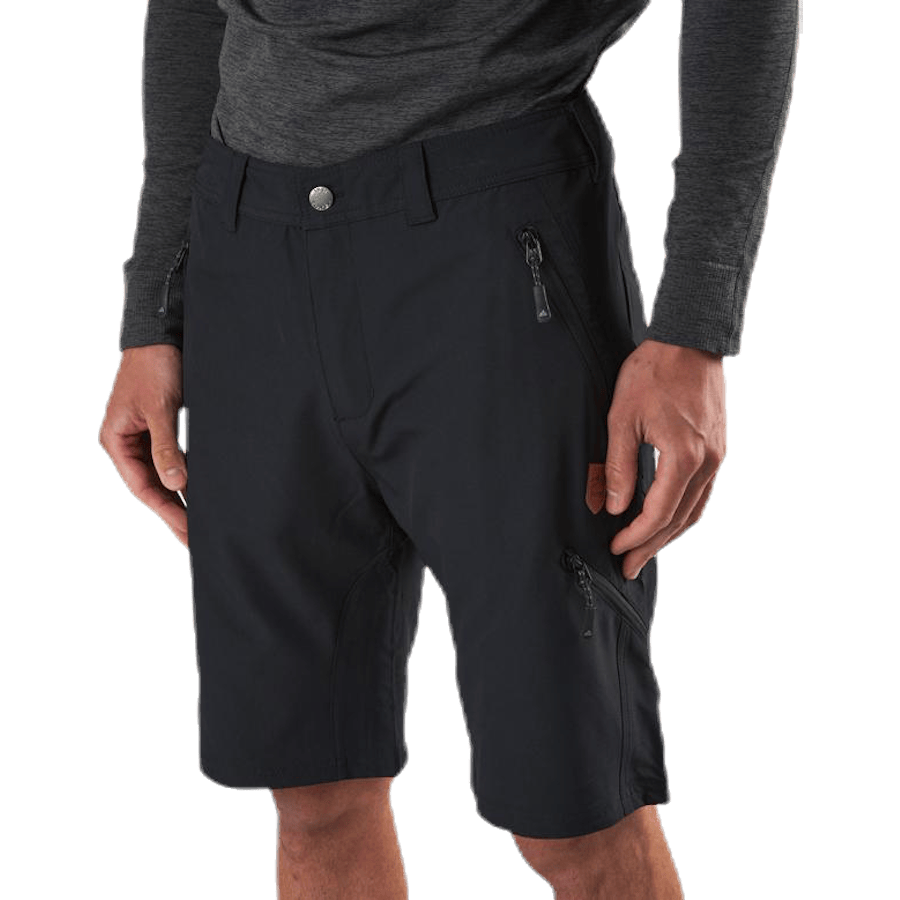 Flexi Shorts Black — Tuxer Polystretch Men's Performance Shorts