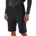 Flexi Shorts Black — Tuxer Polystretch Men's Performance Shorts