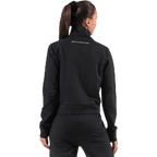 Lucy Black Cropped Zip Sweater